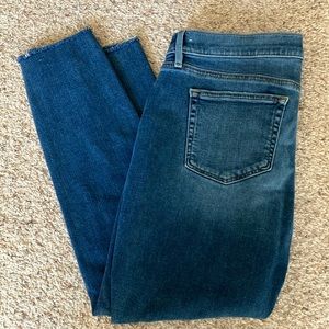 Loft skinny jeans, size 32 (14) petite